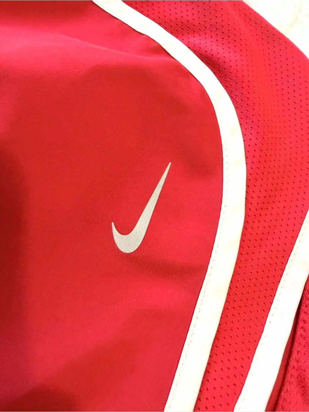 Nike running shorts women’s size medium liner Red athletic